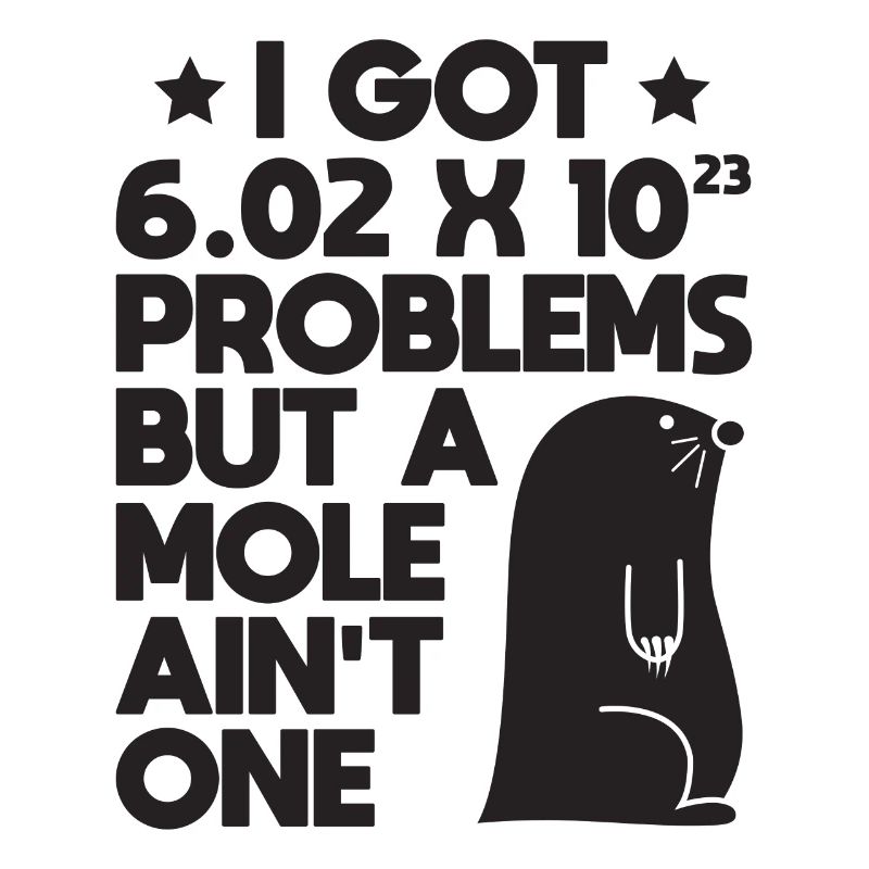 Mole Day Problems Avogadro's Number Gift