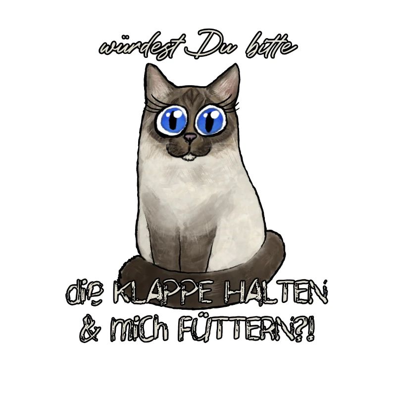 Chat affamé