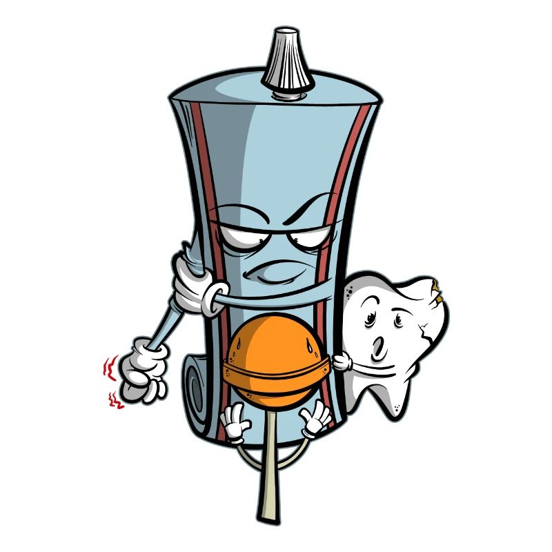 Toothpaste protects tooth from lollipop