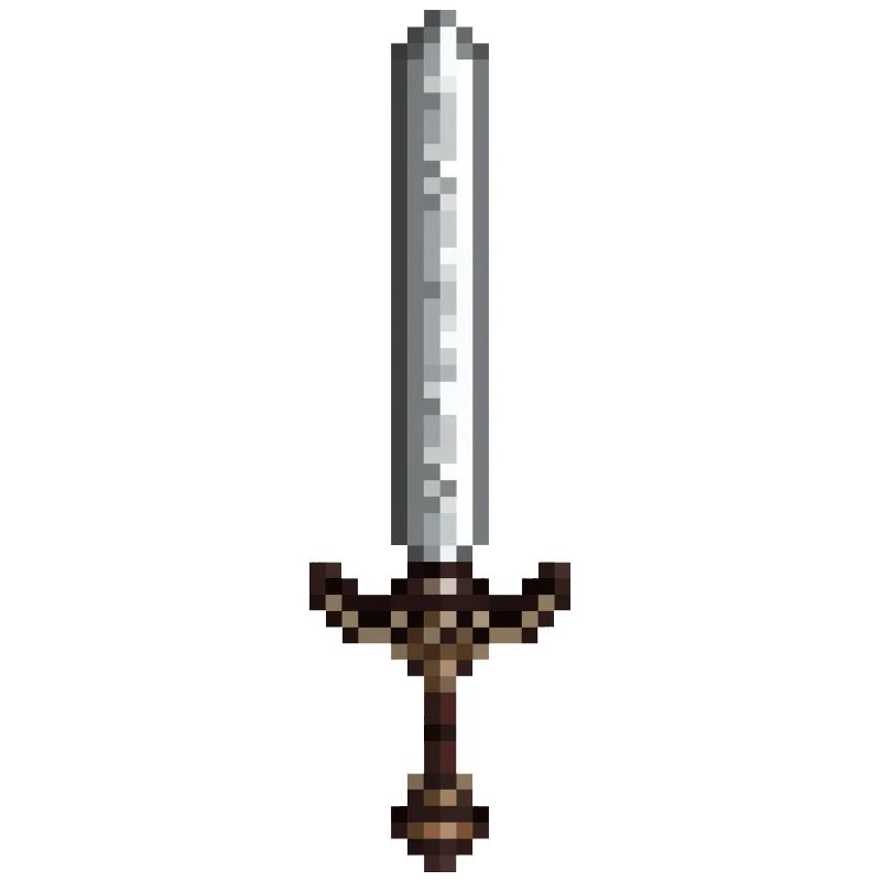 Schwert-Pixelkunst im Retro-Stil 8-Bit-Stil