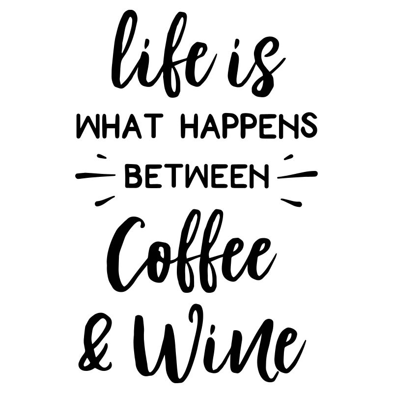 Leben Kaffee Koffein Wein Geschenk