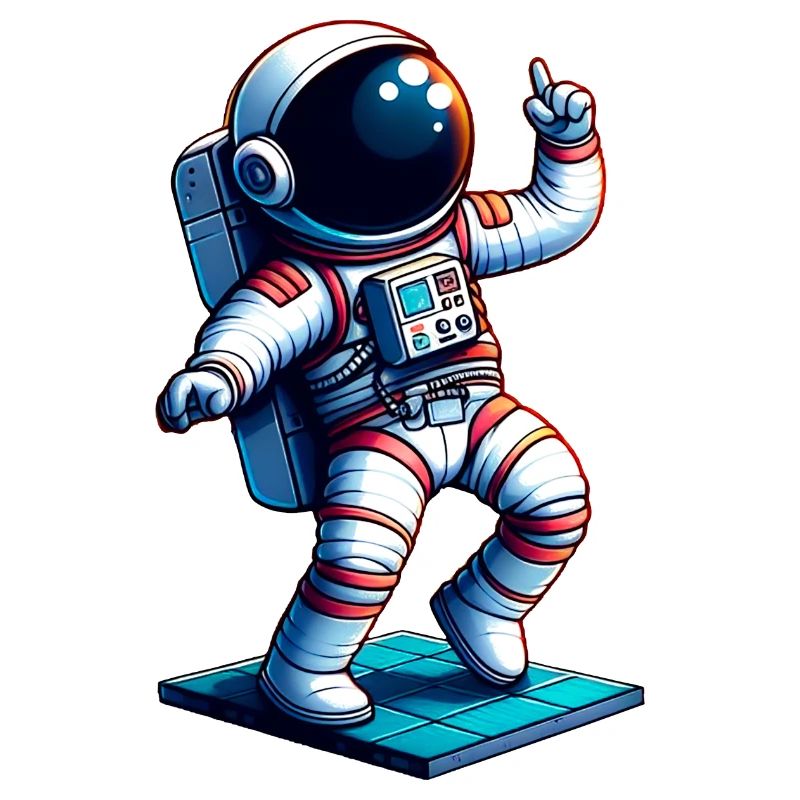 Héros De L'Espace - Mignon Astronaut