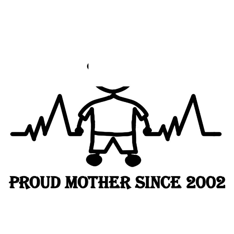 Stolzer Mutter seit 2002 eines Jungen