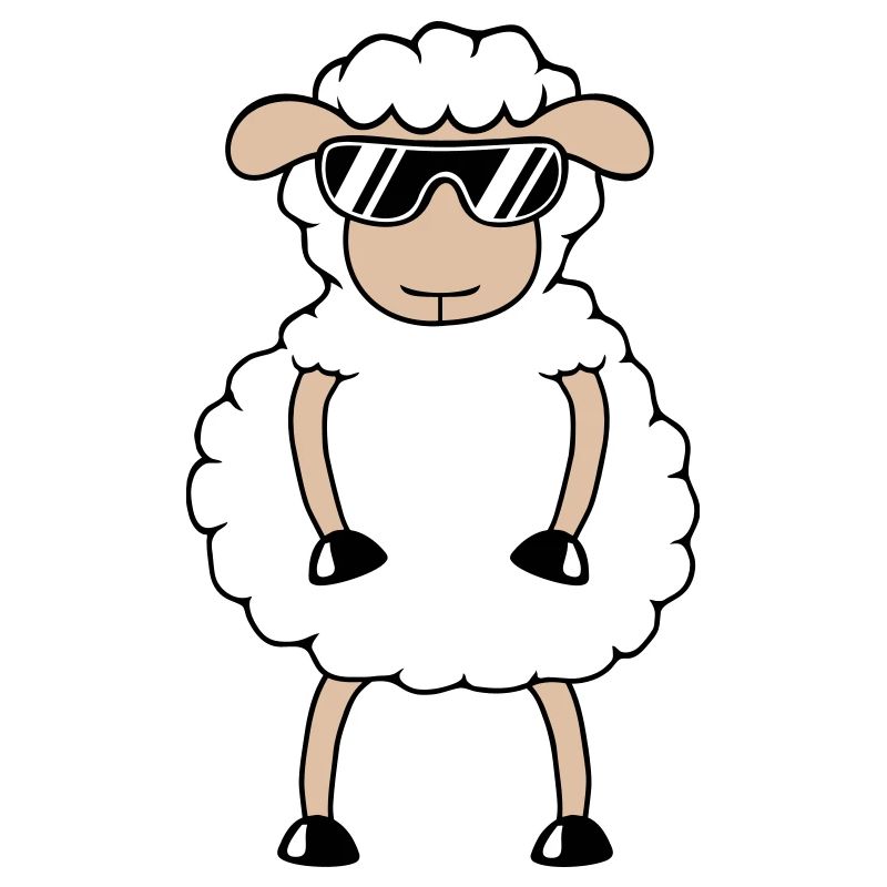 Sheep Sunglasses Party Sheep Lamb Cute Cool