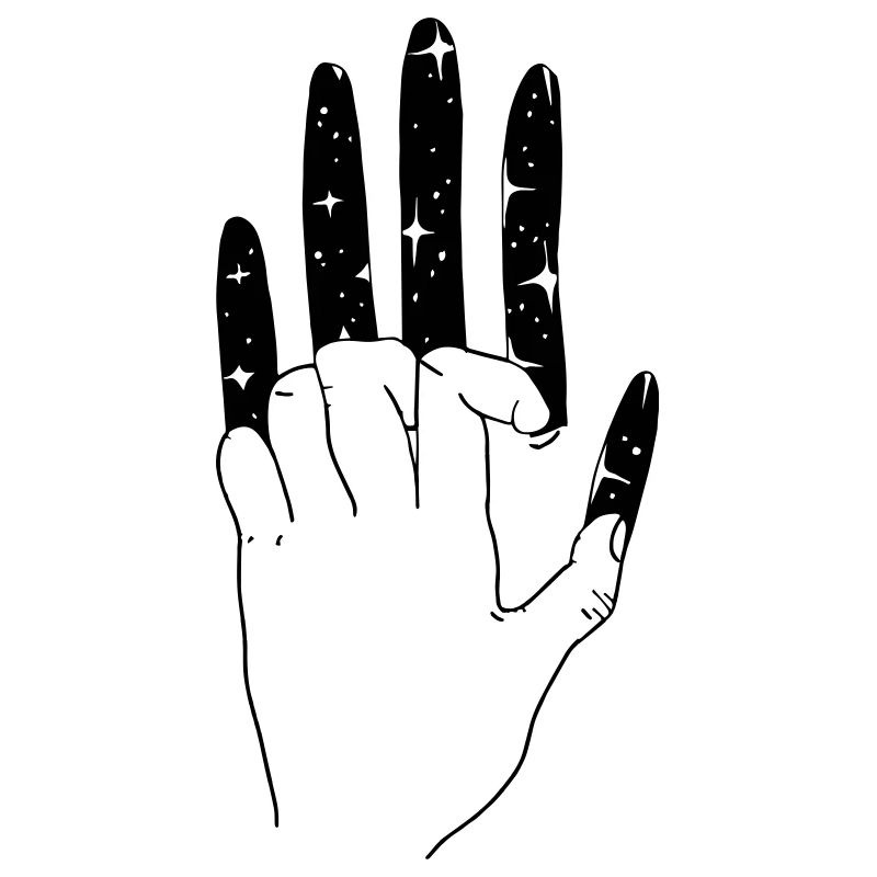 Scratching Hand Universum