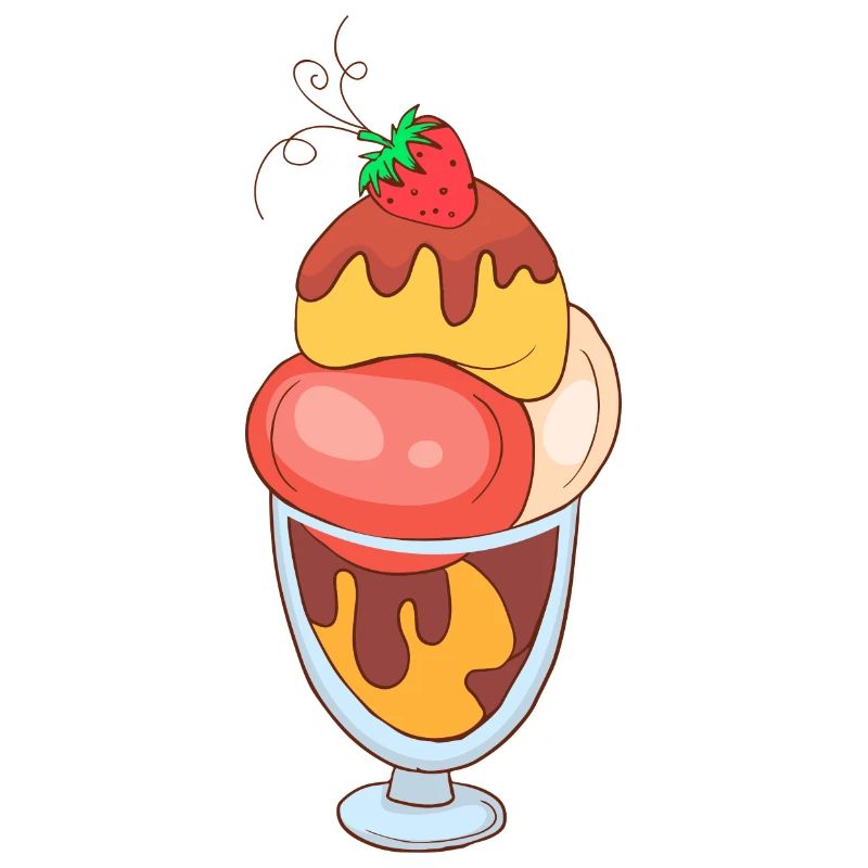 Eis Speiseeis Eiskrem Eiscreme Kugeleis Eisbecher