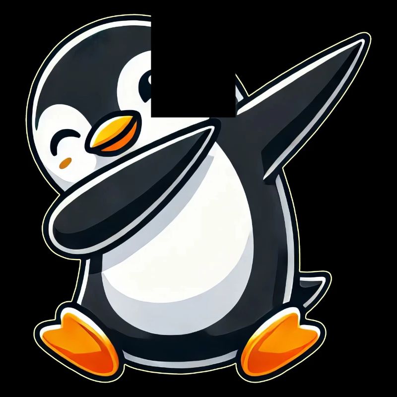 Pinguin Dab Ein cooler tanzender Pinguin Dabbing D