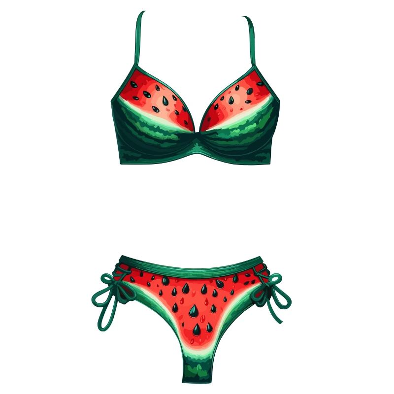 Chemise de bikini pastèque Cadeau pastèque
