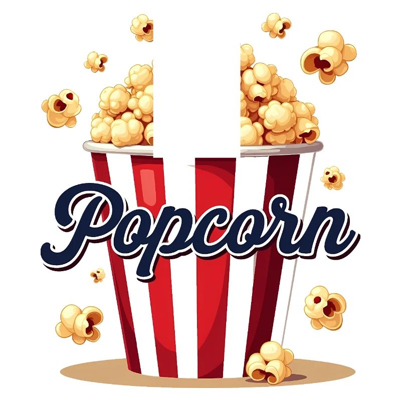 Fasching Kostüm - Popcorn Design