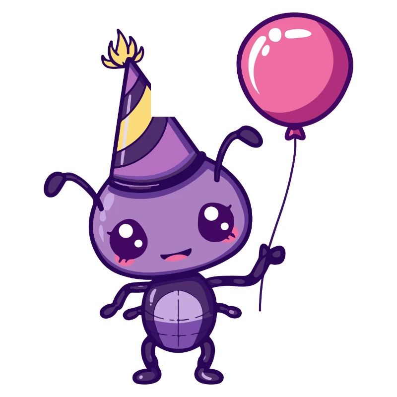 Ameise Geburtstag Comic Niedlich