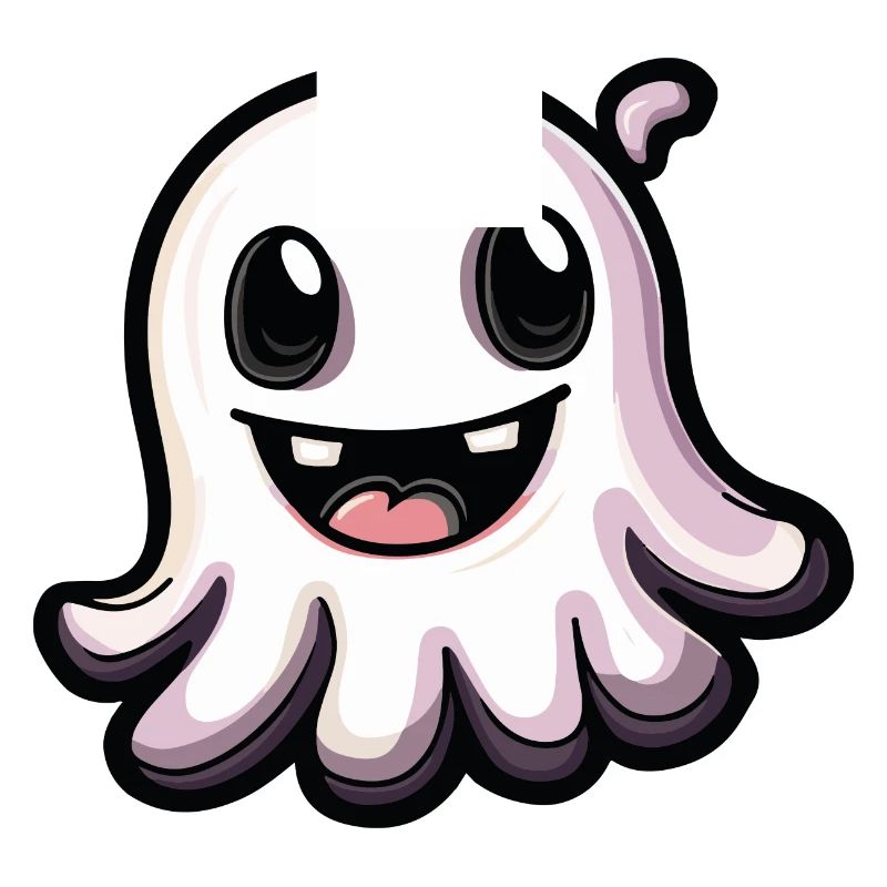 Ghost Halloween Cute Comic