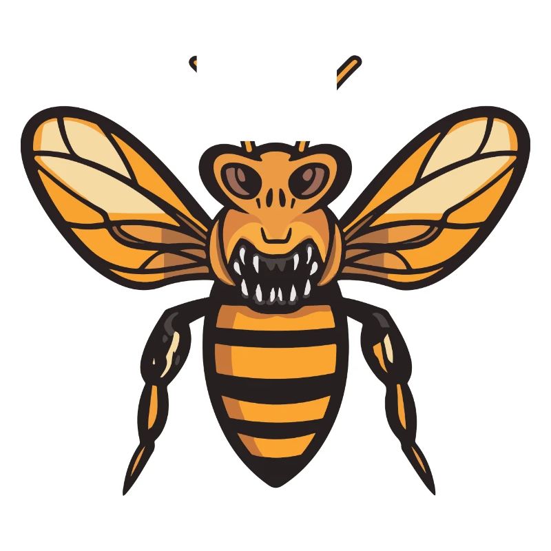 Bee Halloween Comic Funny