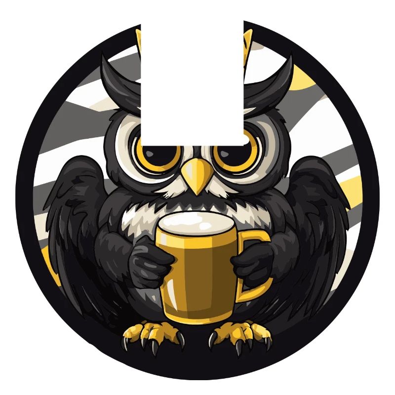 Eule Bier Comic