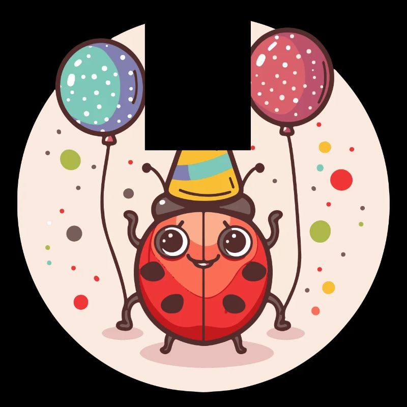 Marienkäfer Geburtstag Comic