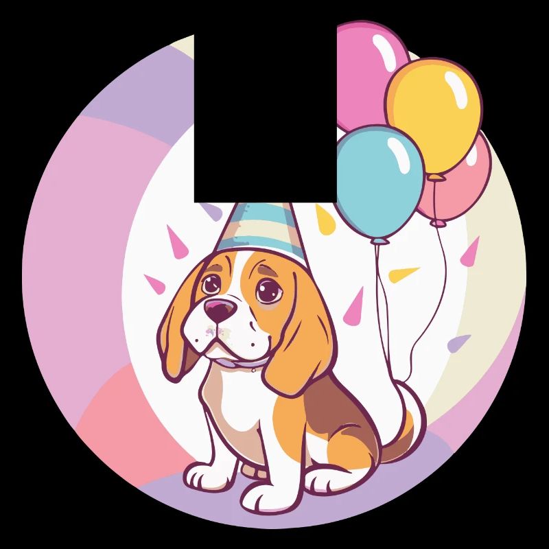 Beagle Hunde Geburtstag Comic