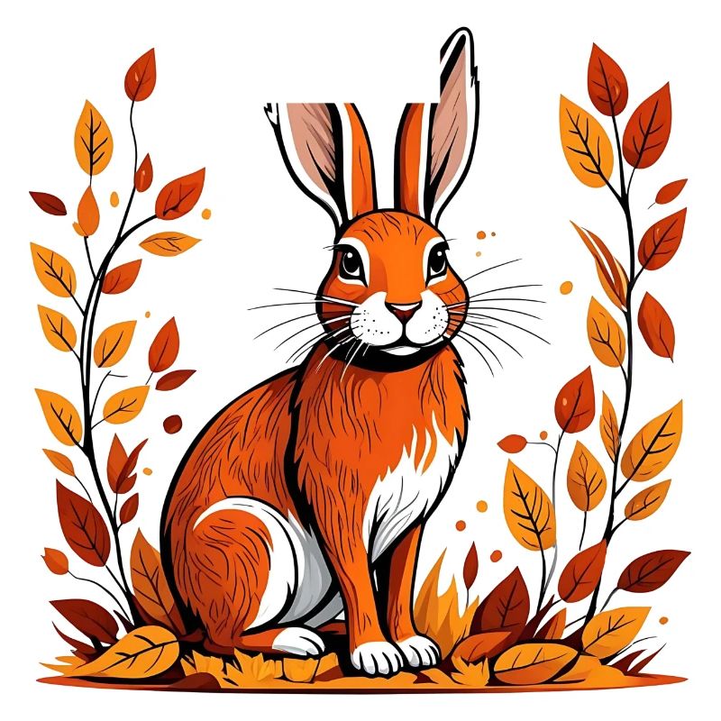 Autumn rabbit