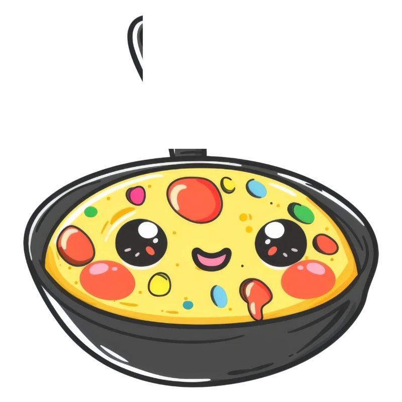 Cute Pan Scrambled Eggs Comic