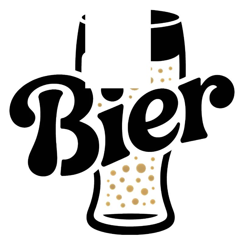 Bier - Funny Alcohol Logo