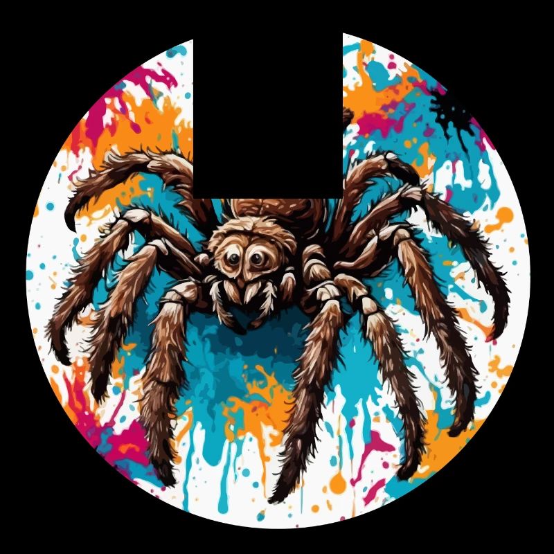 Spinne / Netz / Haustier / Kriechtier / Achtbeiner