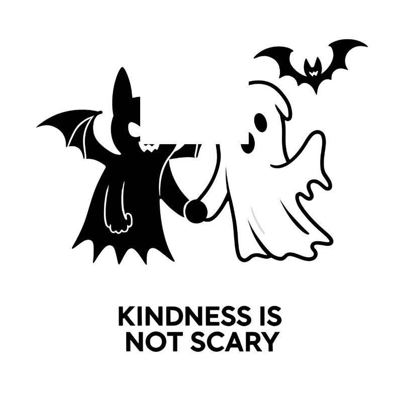 Kindness Is Not Scary – Ghost & Bat