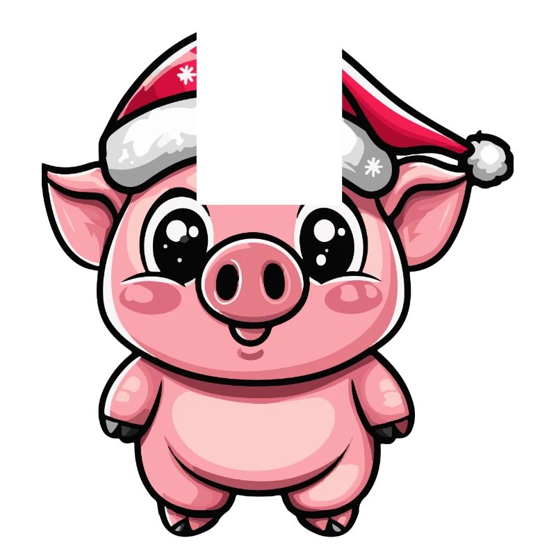 Cochon Noël Mignon
