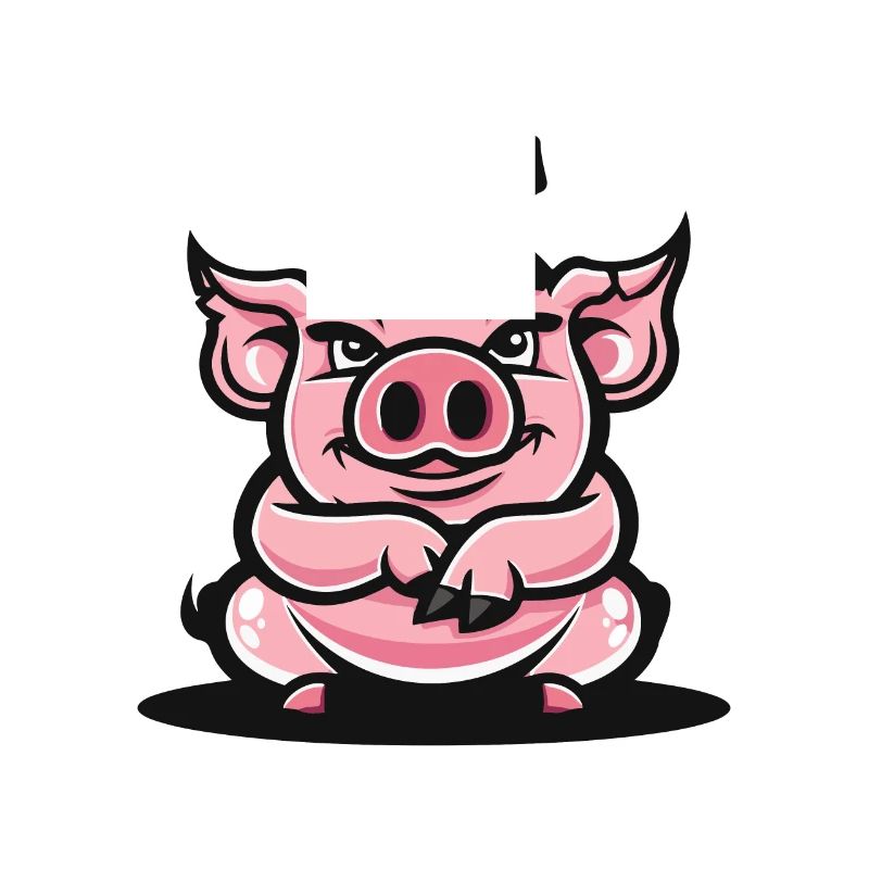 Pig Comic Crown