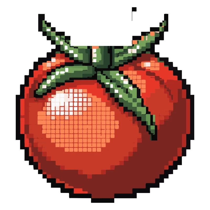 Icône pixel tomate