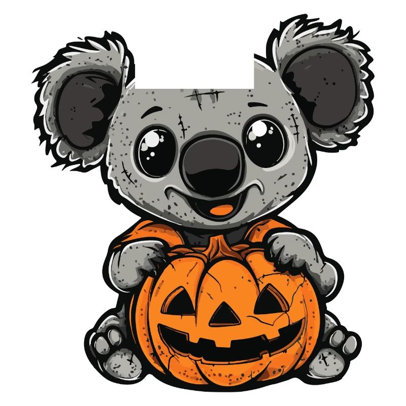Koala Halloween Comic Lustig