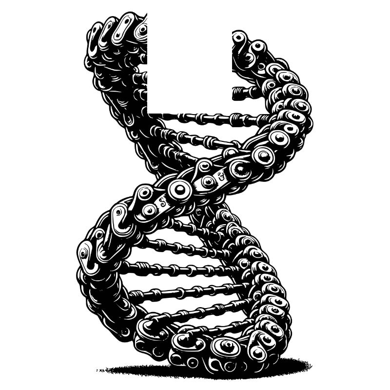 Möbius Loop Curved Chains DNA