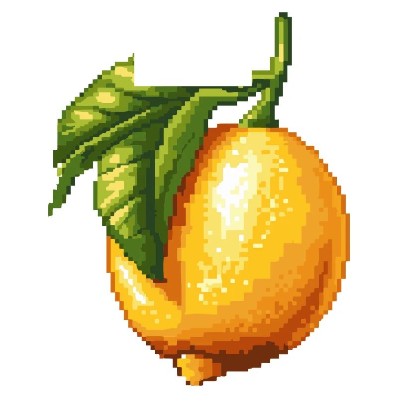 Icône Pixel Citron
