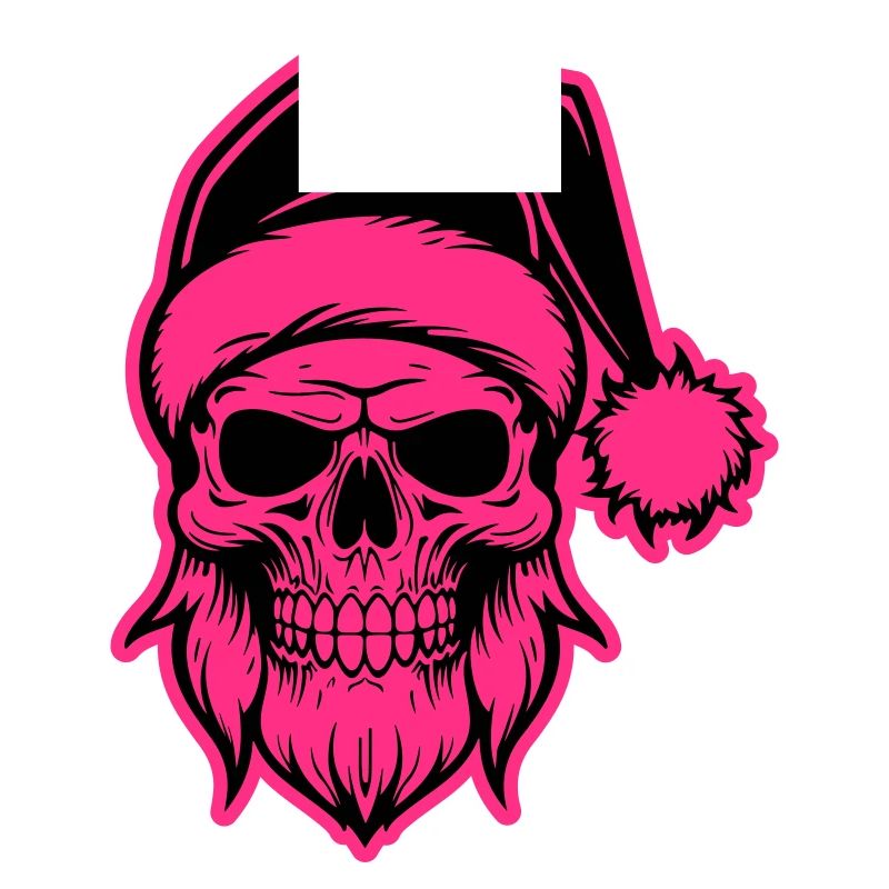 Weihnachtsmann Totenkopf