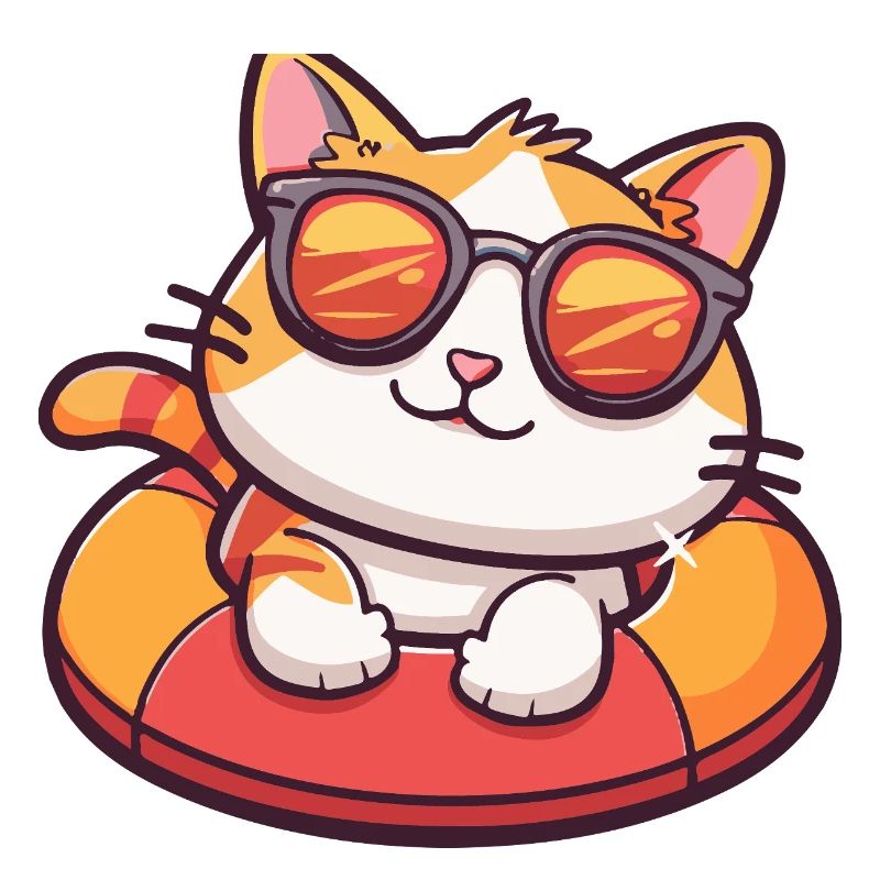 Cat Comic Cool