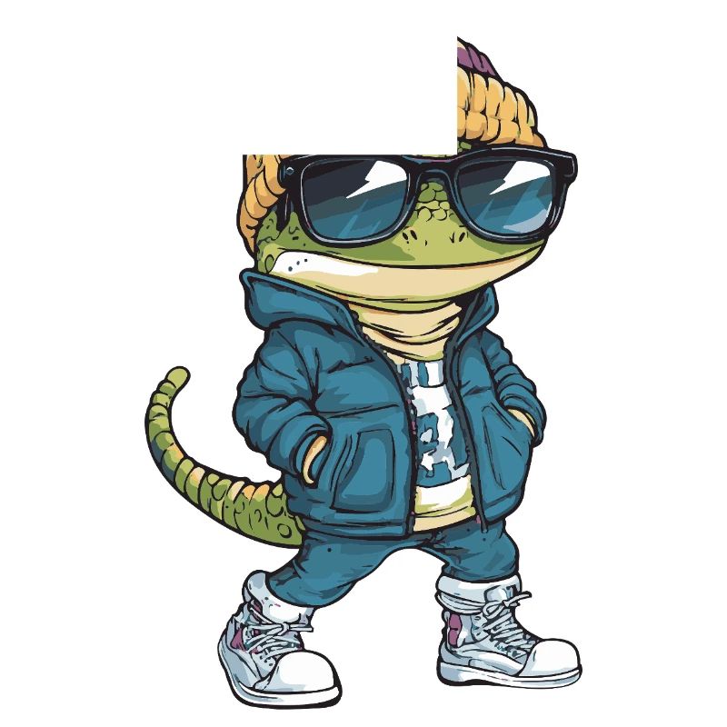 Lizard Cool Comic