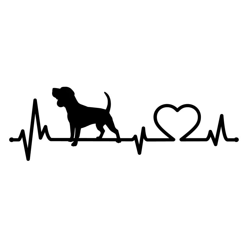 Beagle Herzschlag Hunderasse Hundehalter Geschenk