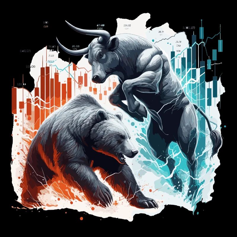 Finance Taurus Bear Fight Wall Street Gift