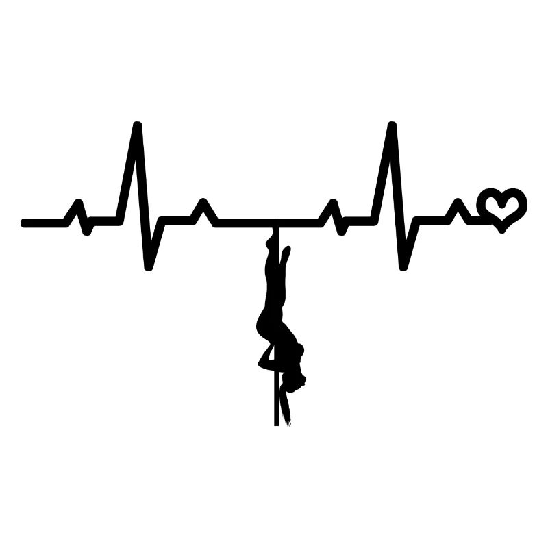 Pole dance Herzschlag Herzfrequenz EKG Puls Liebe