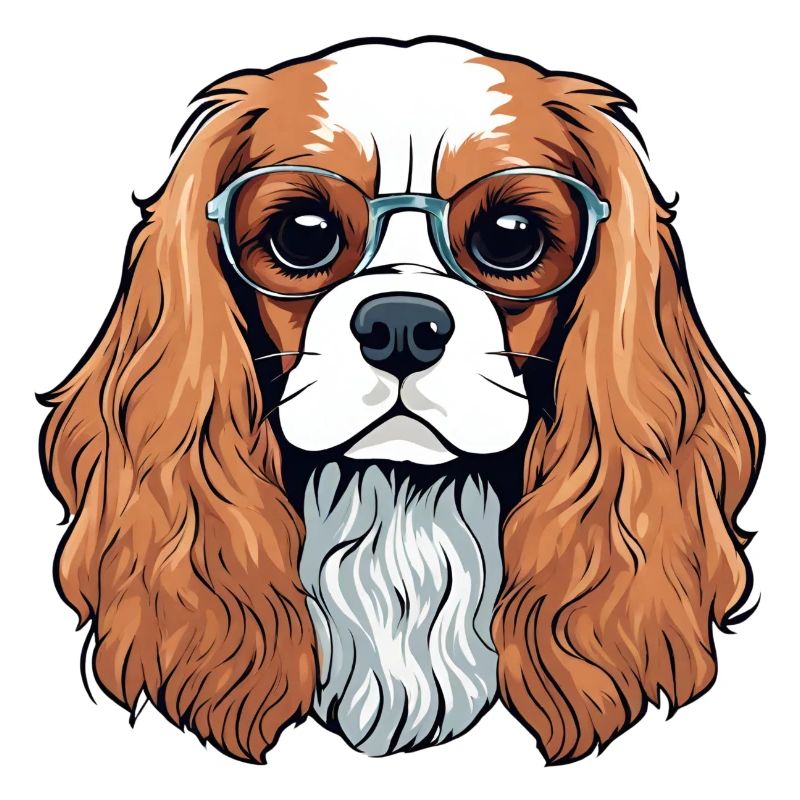 cavalier King Charles, chien, chien mignon