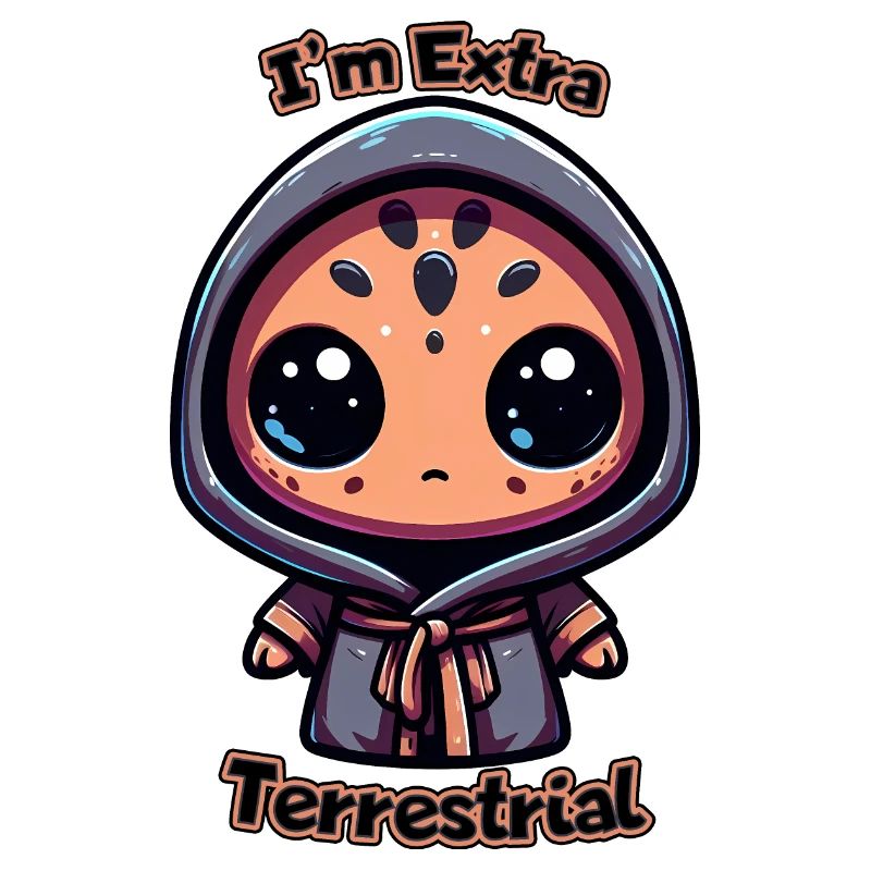 Extra Terrestrial Design - Unique Alien Artwork