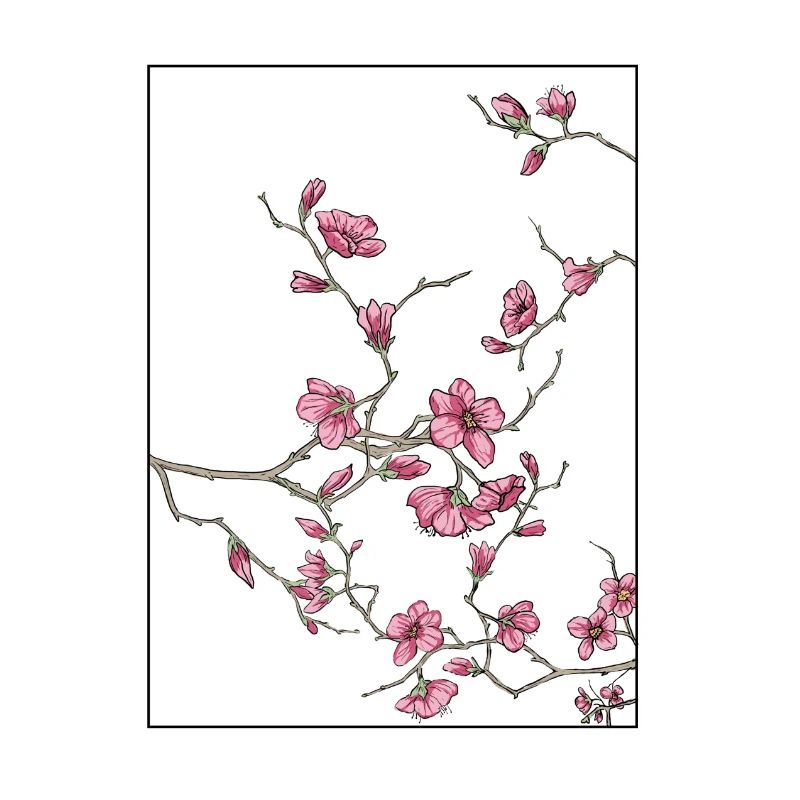Kirschblüten Florales Design
