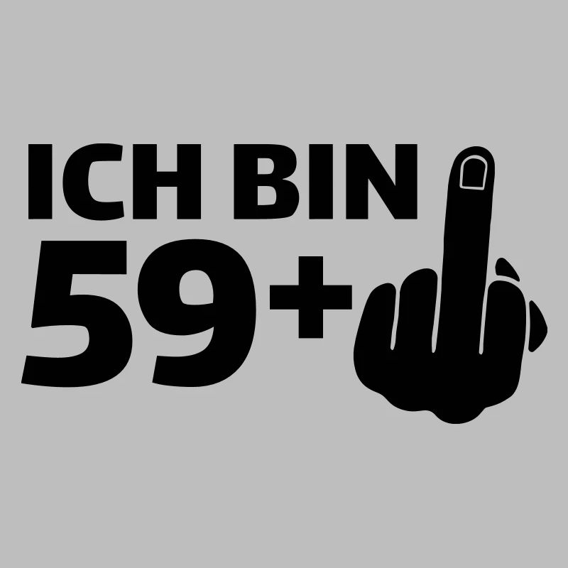 Ich bin 59 plus 1