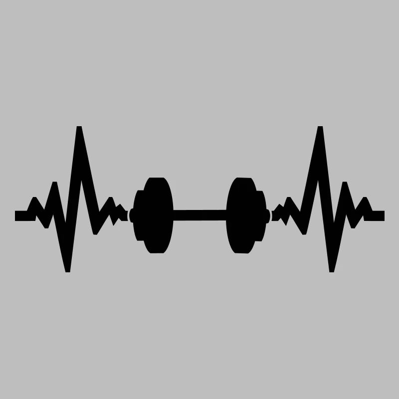 pulse frequency hantel cool design heart beat trai