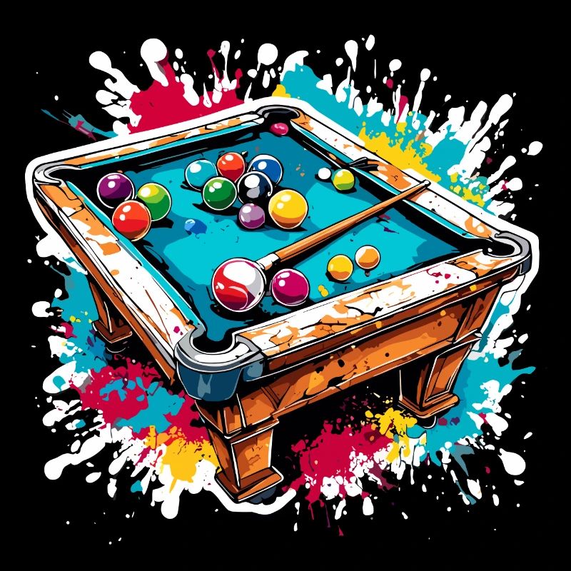 Billard / Boule de billard / 8 boules / billard / Kö