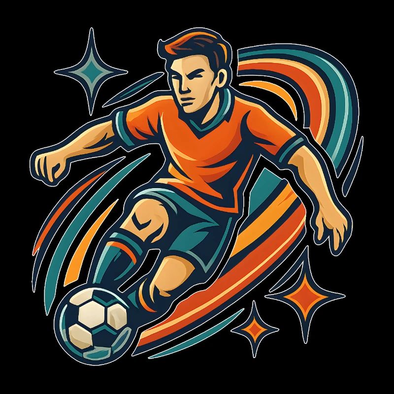 Dynamic Soccer Player Standing Design