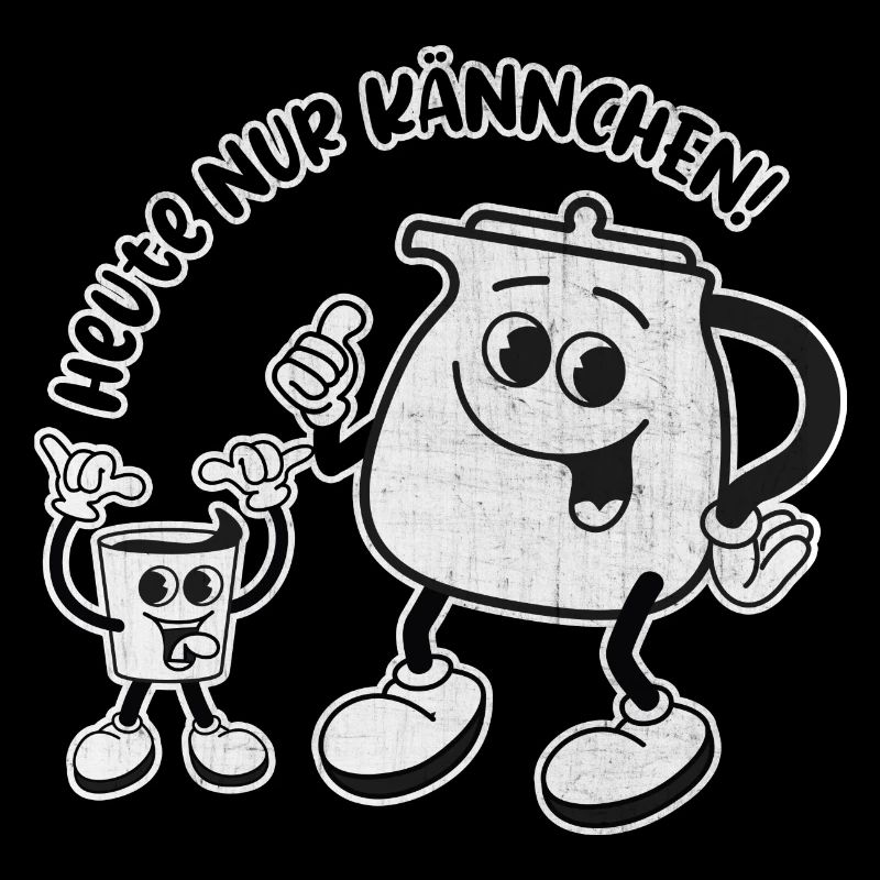 Heute nur Kännchen. Wird ein harter Tag – RETRO