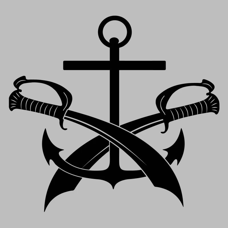 Ancre et deux épées