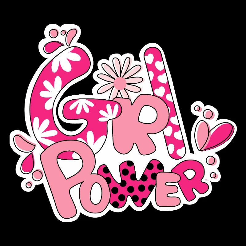 Mädchen-Flower-Power
