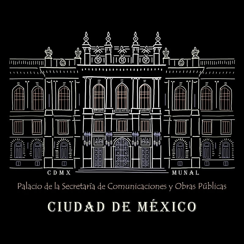 Mexico, Musée d’art, Dessin à la main