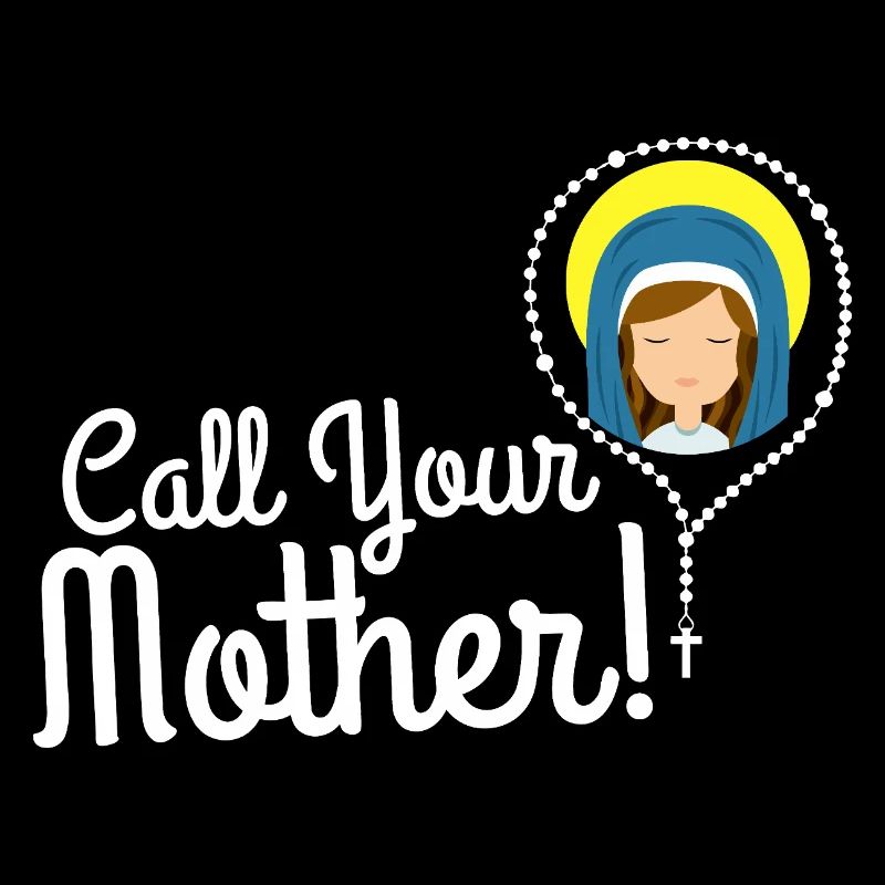 Nenne deine Mutter Illustration Tee