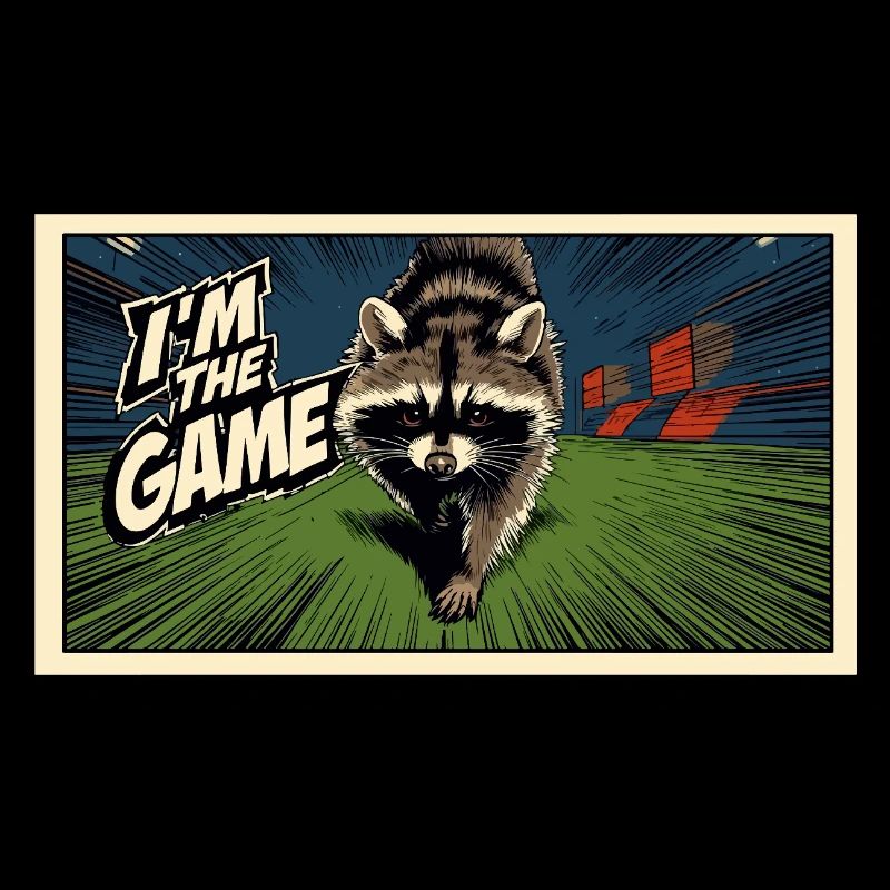 Ich bin das Game Waschbär