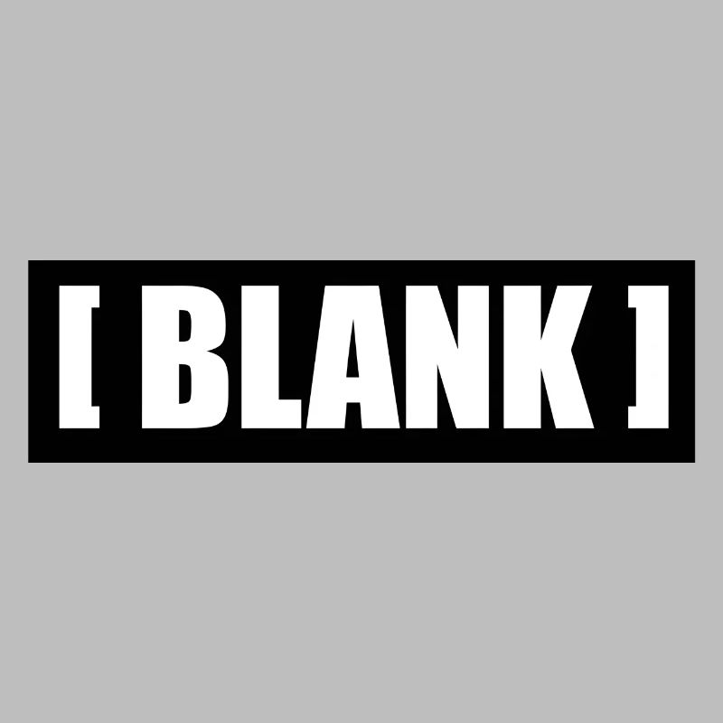 [ Blank ] Pas de logo Typographie